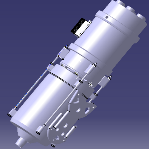 立式多级离心泵水泵3D三维几何数模型stp图纸管道离心泵内部结构