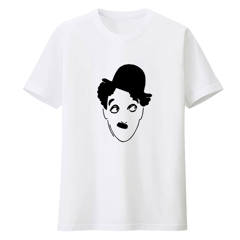 Chaplin卓别林头像淘金记城市之光摩登时代夏装T恤短袖文化衫衣服