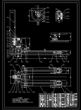 J464-手动液压叉车设计CAD图纸
