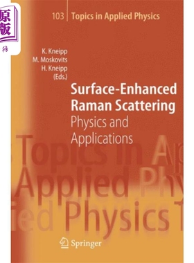 现货 表面增强拉曼散射 英文原版 Surface Enhanced Raman Scattering Katrin Kneipp【中商原版】
