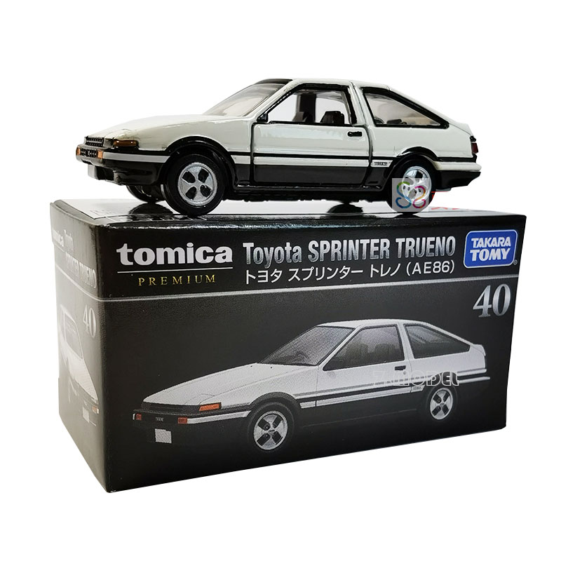 TOMY多美卡TOMICA合金车PREMIUM黑盒TP40丰田Toyota  AE86头文字D