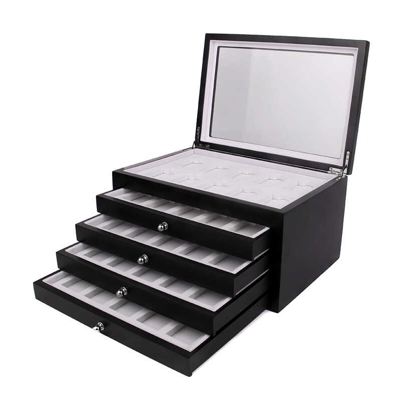 打火机收藏盒钢琴烤漆收纳盒展示盒多种规格放原盒适配Zippo火机