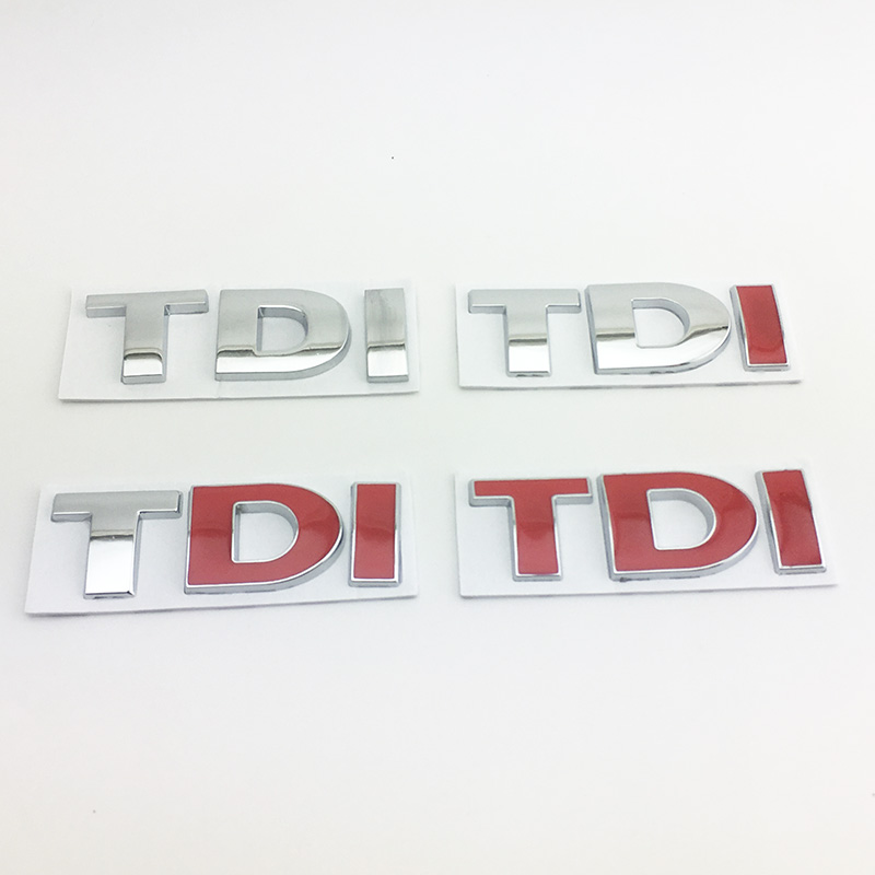大众TDI车标途观帕萨特宝来高尔夫途锐朗逸后尾箱TDI标志字母贴标