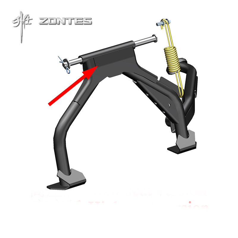ZT310-M踏板摩托车ZT300-M发动机主支撑 支架 大撑 大腿配件