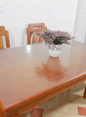 无味透明pvc软质玻璃餐桌布磨砂台布水晶板塑料圆形桌垫免洗加厚