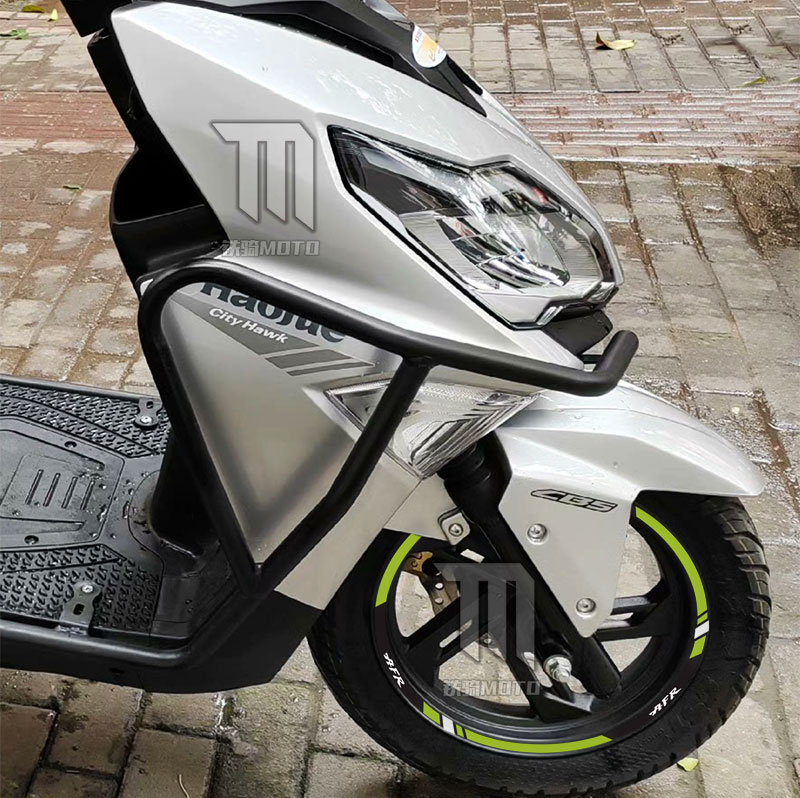 适用于豪爵踏板摩托车AFR125轮毂贴轮组贴钢圈贴反光防水装饰贴膜