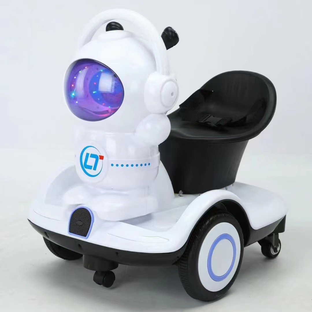 儿童电动车宝宝漂移平衡车充电幼儿 旋转摩托飘逸转转车   手动款