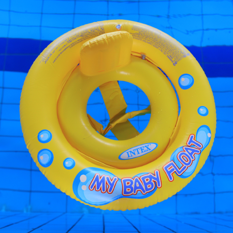 Intex儿童安全游泳圈座圈婴幼儿小孩宝宝坐圈救生圈水上漂浮玩具