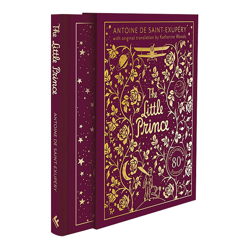 小王子  英文原版 The Little Prince Collector's Edition 80周年精装收藏版 金箔封面 英文版 进口英语原版书籍
