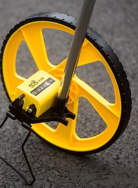 测量计数器滚轮长度标线标线轮式路面轮式电子尺车轮测绘平尺手推