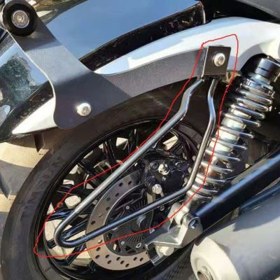 新品摩托车改装金吉拉小火神高金灰石300防磨蹭轮胎边包防护支架
