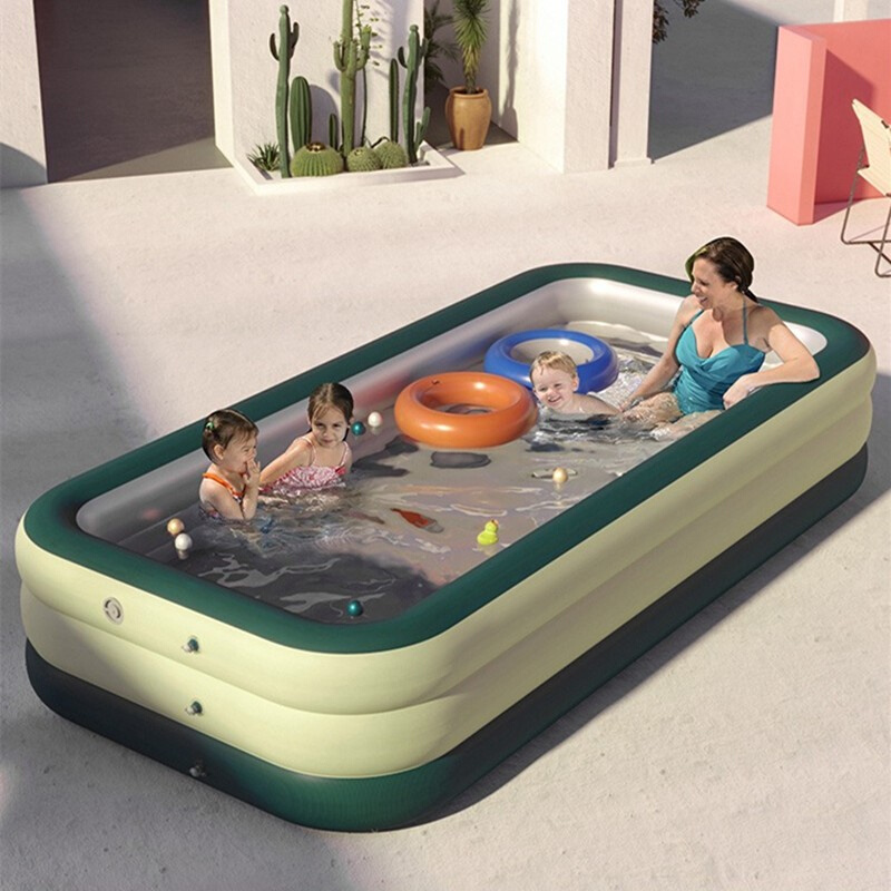 大型充气游泳池家用宝宝婴儿童庭院户外洗澡桶小孩成人玩具戏水池