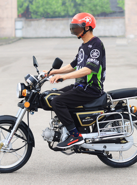 复古嘉陵工业90节油王老年代步国4电喷可上牌日本辐条70款摩托车