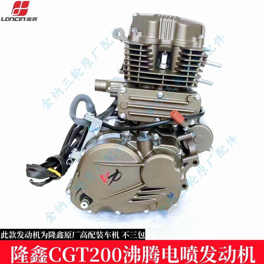 隆鑫原厂三轮摩托车 TT系列210 260二代铝缸粗管水冷电喷发动机