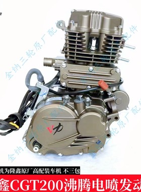 隆鑫原厂三轮摩托车 TT系列210 260二代铝缸粗管水冷电喷发动机