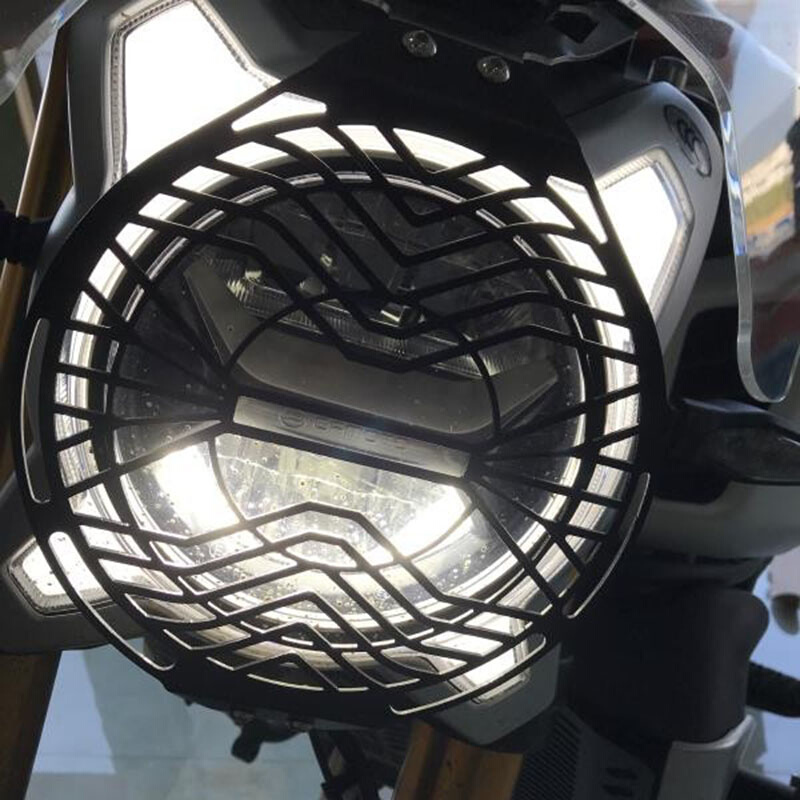 适用春风700CL-X 大灯罩改装摩托车大灯灯罩圆形外罩复古前灯罩