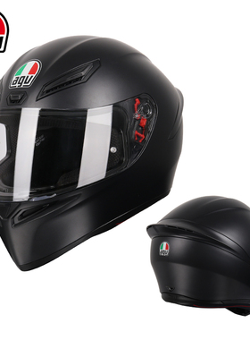 新款AGV摩托车头盔K1赛车盔机车全覆式防雾全盔男女摩旅轻量跑盔