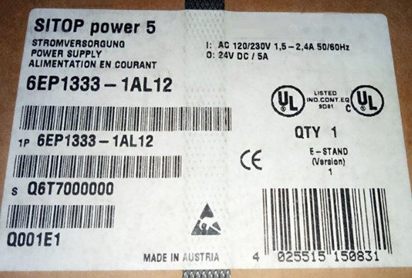 议价6EP1333-1AL12 西门子SITOP电源模块6EP333-6SB00-0AY0议价