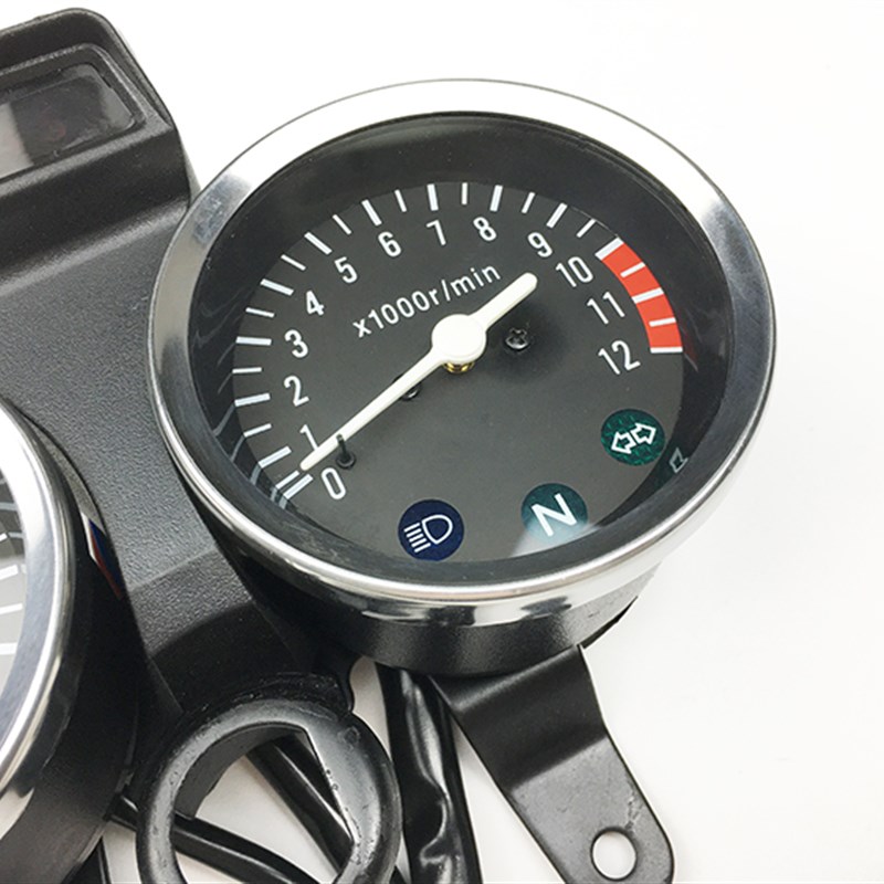推荐适用轻骑GN125摩托车仪表盘总成 珠江太子通用里程码表转速表