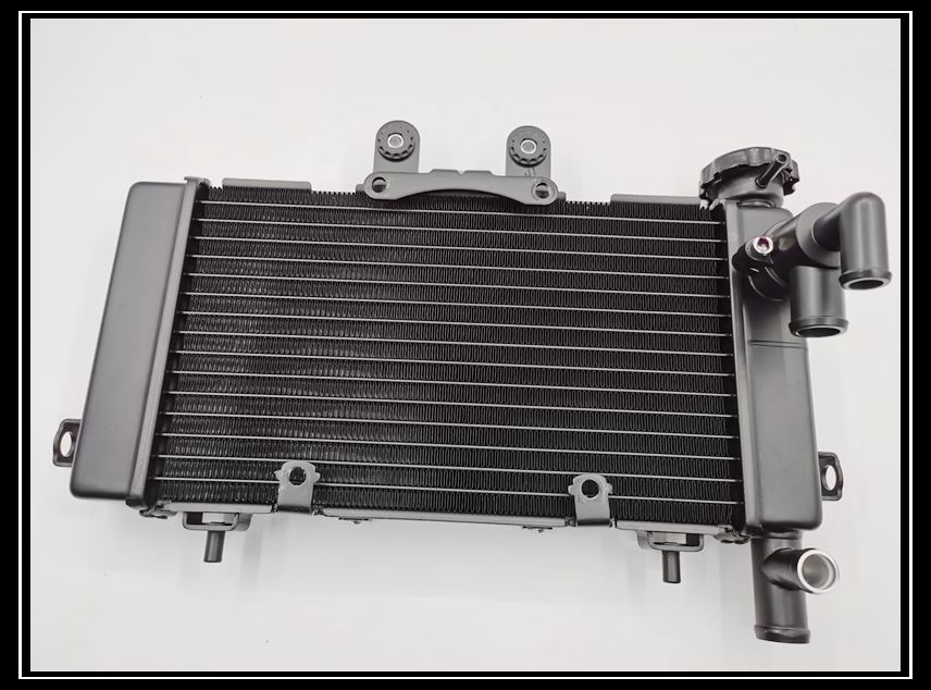 适用隆鑫VOGE无极机车LX650-2 LX650DS散热器摩托车冷却水箱