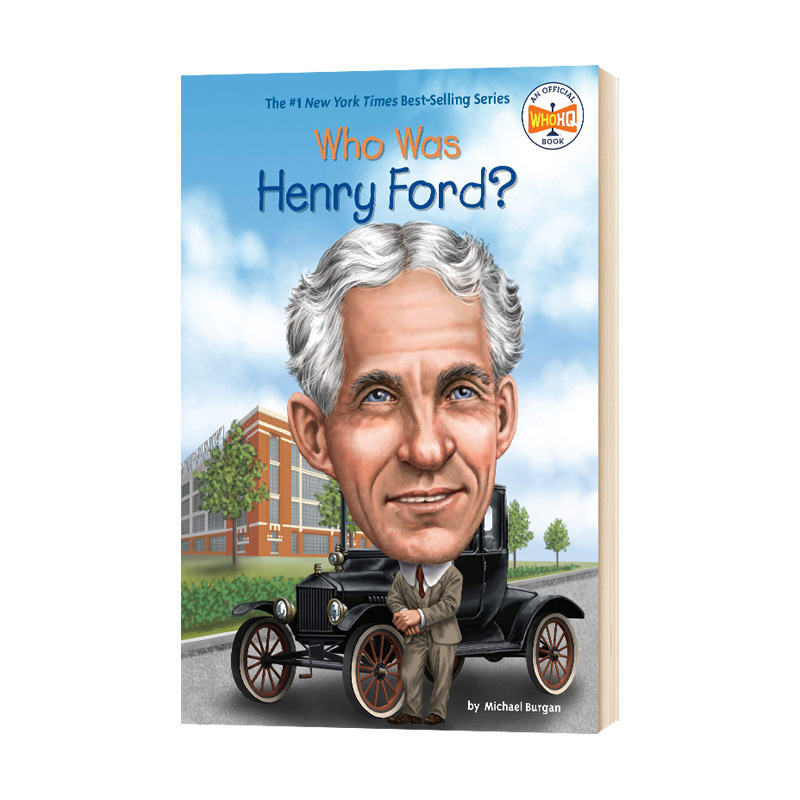 谁是亨利福特Who Was Henry Ford  英文原版 名人传记系列 中小学生读物 英文版进口原版英语书籍儿童全英语书