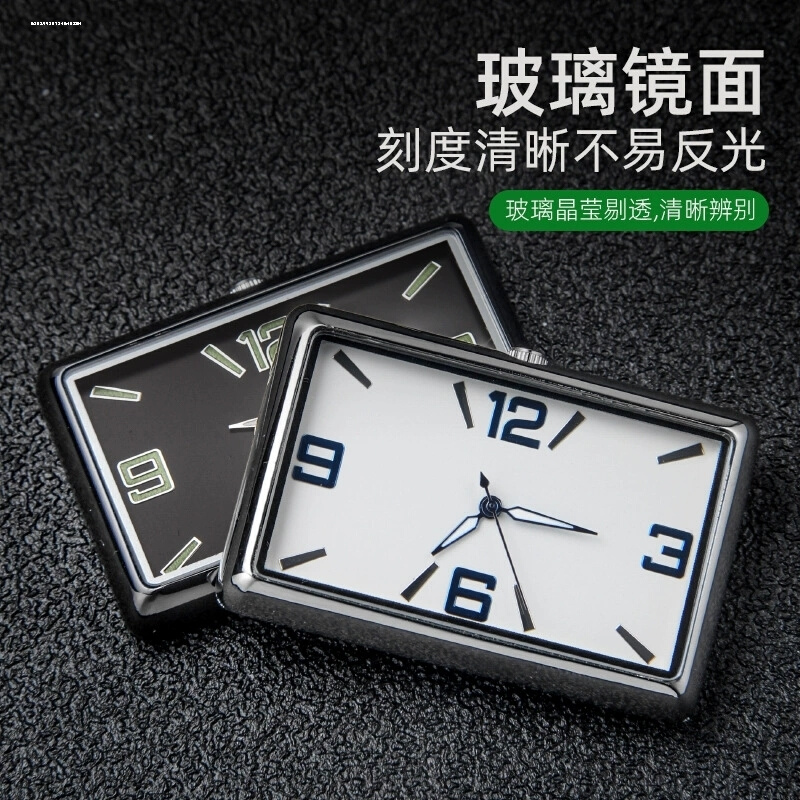 宝马M标3系5系7系X1X3X5X6汽车载时钟改装电子钟表时间摆设石英表