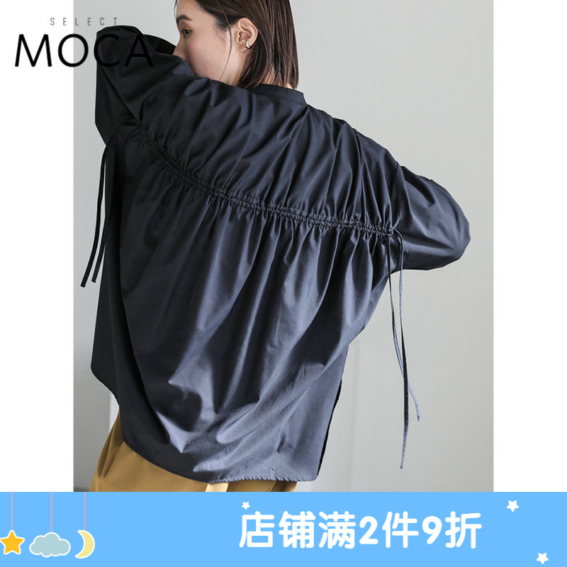 SELECT MOCA 后背抽绳聚拢款式超大号衬衫日本直邮日系女30001524