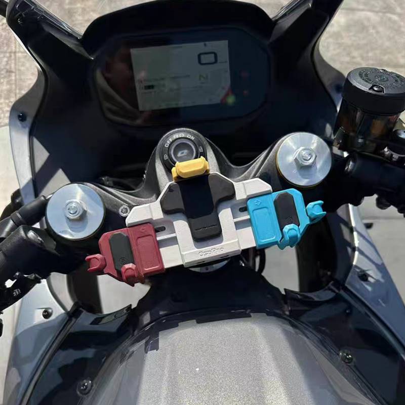 五匹QJ赛600摩托车手机架减震手机支架导航防震骑行装备防抖防水