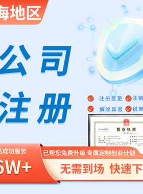 上海公司注册营业执照个体工商企业办理代理记账税务筹划注销异常