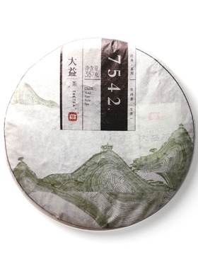 回收大益普洱茶2014年1401经典7542生茶云南勐海茶厂七子饼茶