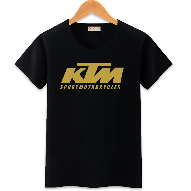 KTM车队299km机车爱好者同款短袖t恤纯棉摩托车机车赛车骑行服