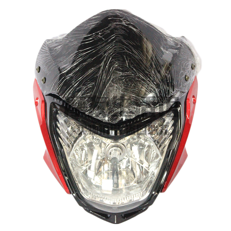 适用豪爵摩托车迪爽HJ150-9-9c导流罩头罩大灯玻璃灯箱遮阳罩透镜