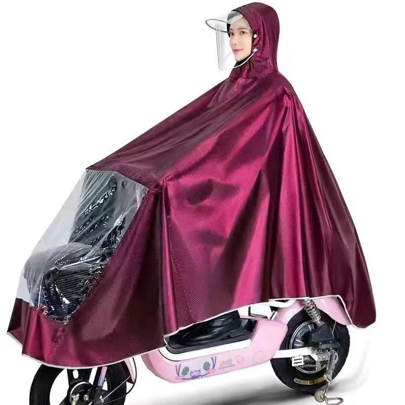 电动车摩托车双人雨衣
