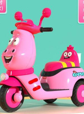 定制新款儿童玩具电动摩托三轮车18岁遥控汽车可坐大人益智玩具四