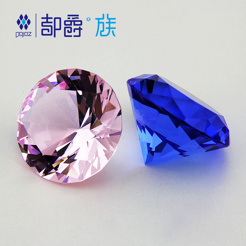 水晶大钻石宝石原石模型魔法紫水晶球儿童礼物房间桌面装饰品摆件