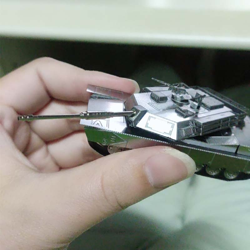 全金属不锈钢DIY迷你3D立体拼图合金拼装模型 虎式坦克 军事类别