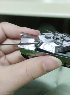 全金属不锈钢DIY迷你3D立体拼图合金拼装模型 虎式坦克 军事类别