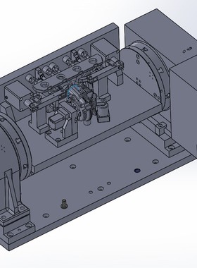 发动机排气歧管精密液压工装夹具3D模型图纸 Solidworks设计