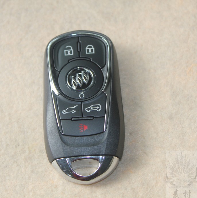 新GL8原装智能卡 6键智能遥控钥匙 带防盗芯片 带钥匙 专用钥匙