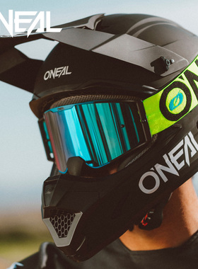 2022款美国ONEAL越野摩托车风镜B-30头盔防雾镜片近视眼镜护目镜