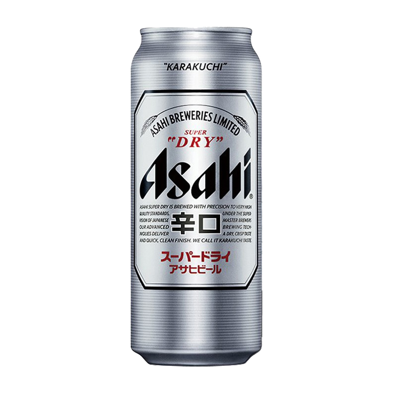 Asahi朝日啤酒500ml×24罐装超爽系列生啤大听装整箱包邮