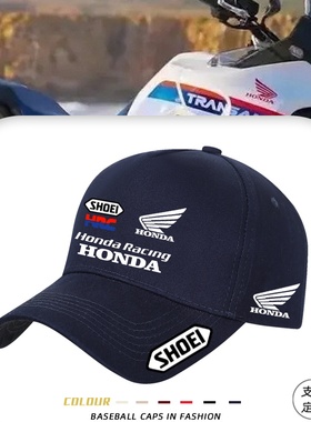 本田摩托车赛车服赛事定制棒球帽周边夏季男女遮阳鸭舌帽子