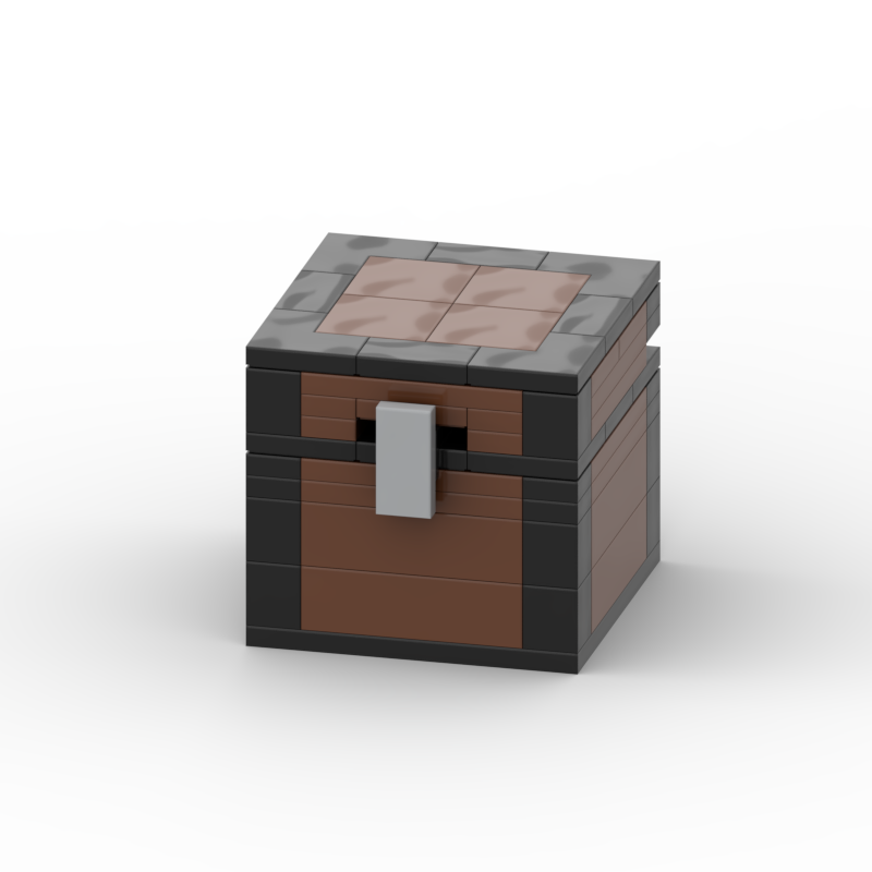 兼容乐高 创意moc我的世界游戏木箱子 储物盒 益智拼装小颗粒积木