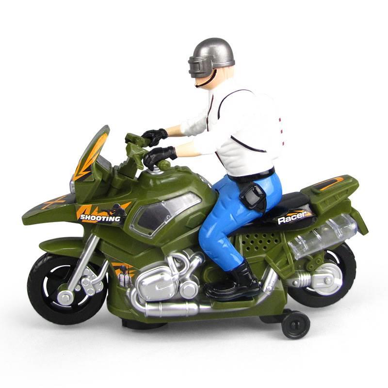 儿童电动特技警察摩托车汽车模型0930A音乐灯光男孩益智玩具礼物
