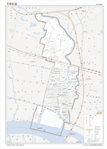 广州市天河区车陂街道地图行政区划水系交通地形卫星流域打印定制