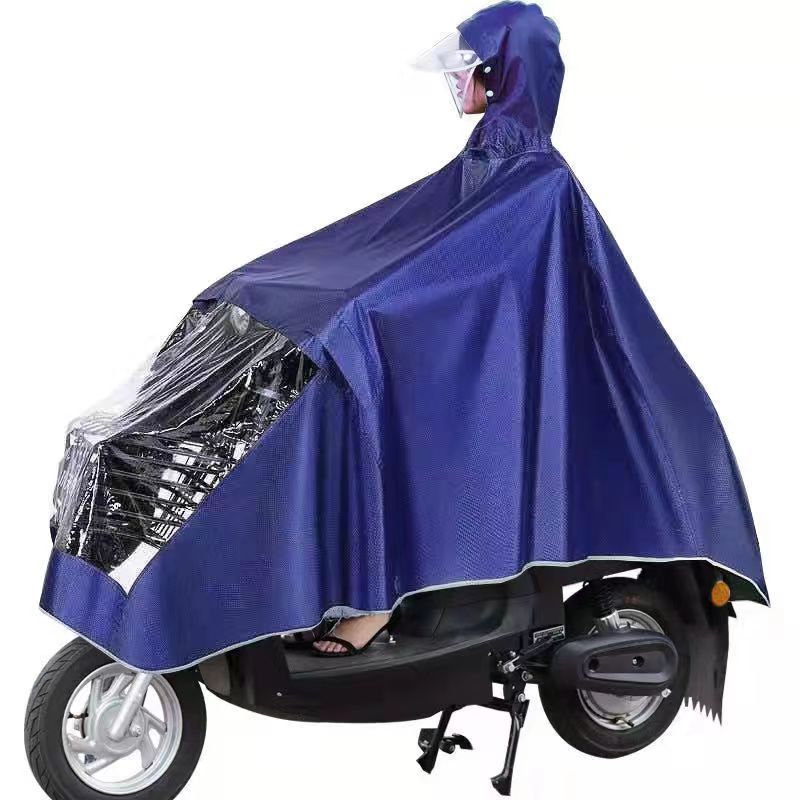 电动车雨天神器下雨天骑车雨衣电动车自行车单人男女士面罩成人加