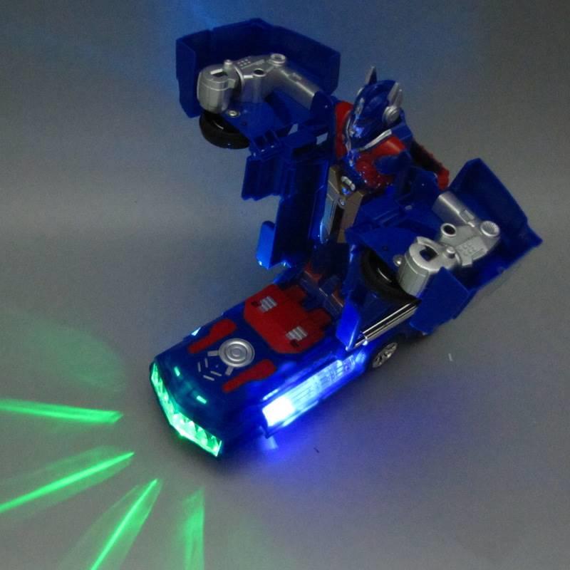 电动万向车非遥控汽车赛车机器人玩具自动变形儿童电动玩具汽车