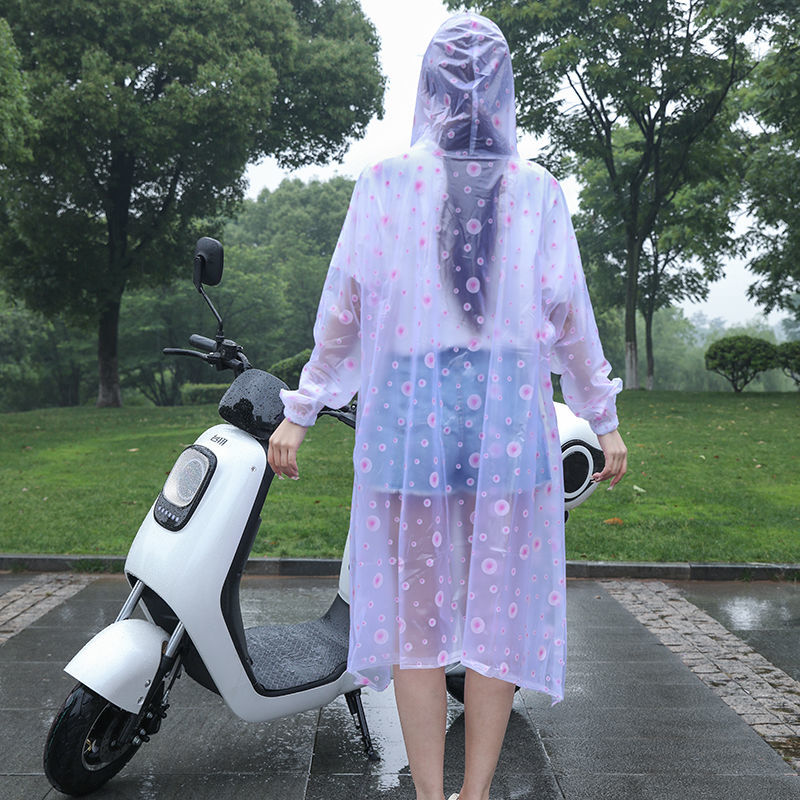 有袖雨衣电动车摩托车防暴雨骑行单人车分离女全身防水防雨徒步