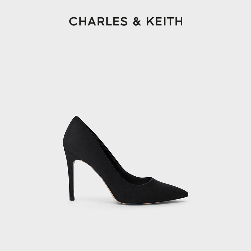 热品回归CHARLES＆KEITH女鞋CK1-60361344女士尖头高跟单鞋婚鞋女