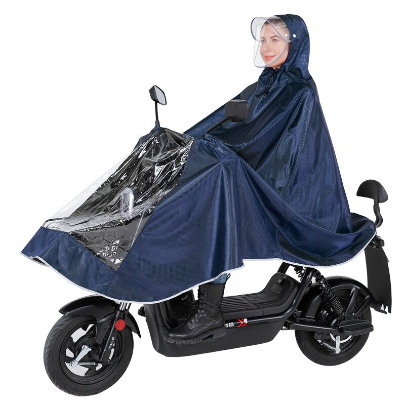 imate亿美YM239单人摩托车反光雨衣电瓶车骑行雨衣电动摩托车3XL